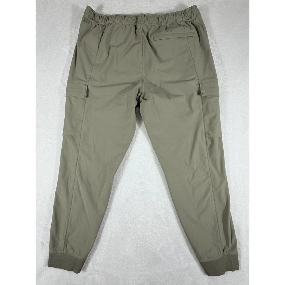 VRST Jogger Pants Men's Sz XL Beige Limitless Cargo Slim Fit Earl